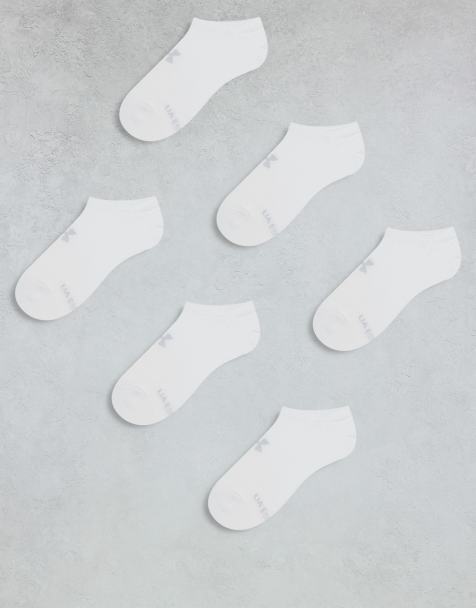 Under Armour – Socken in Weiß im 6er-Pack - view 1