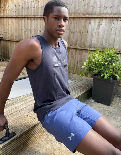 Under Armour - Sort tanktop med stort logo