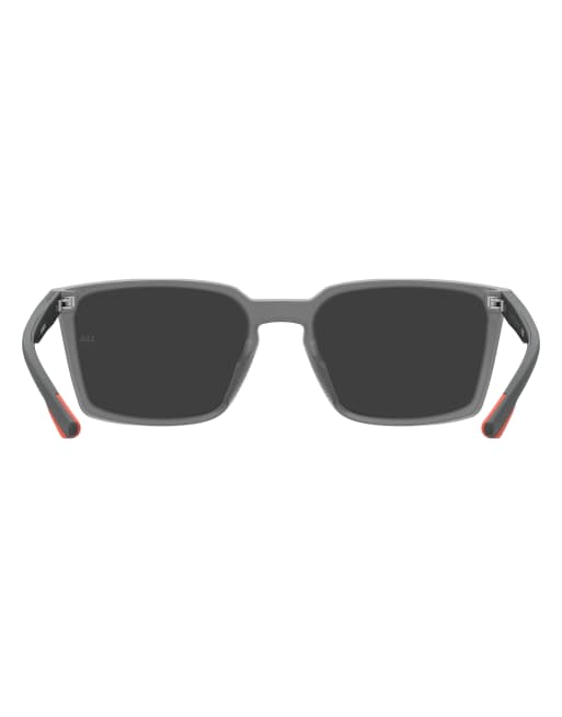 Under Armour - Sportate - Lunettes de soleil carrées avec verres gris - Transparent, 3 de 4