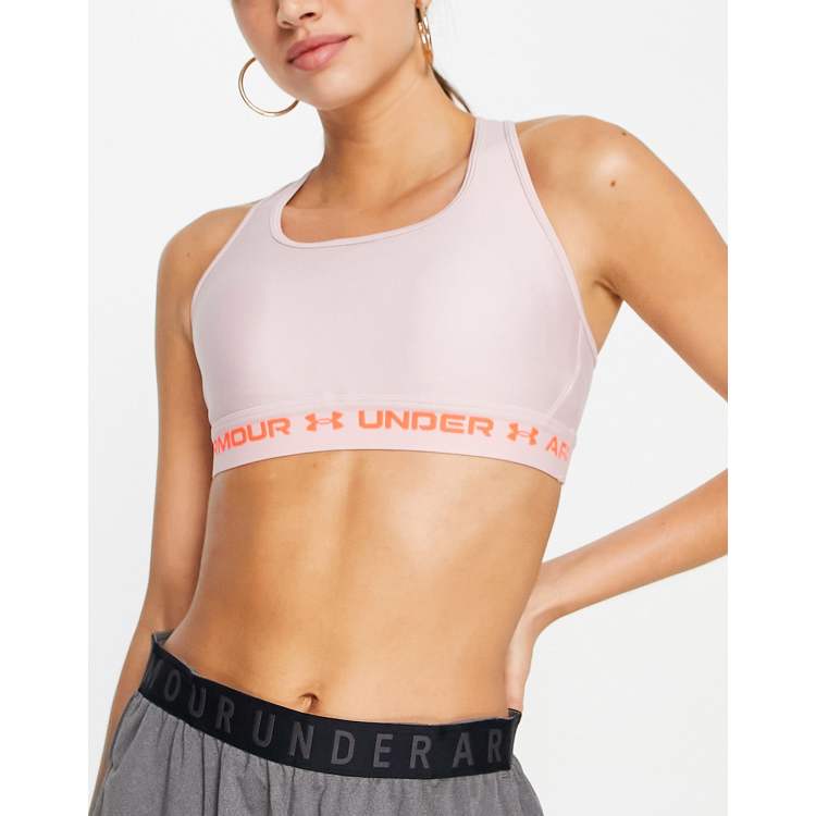 Under armour sports bra pink hotsell