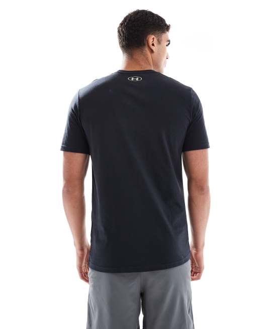 Under Armour - Sportstyle Left Chest - T-shirt nera con logo  , 3 di 4
