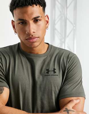 under armour khaki t shirt