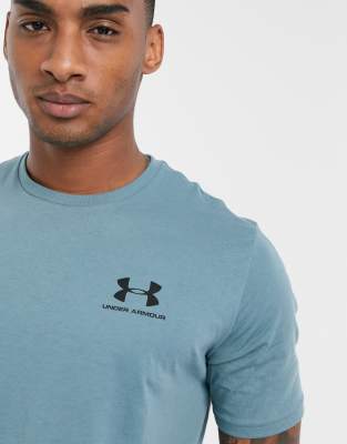 light blue under armour shirt