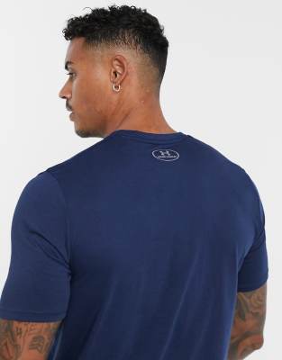 navy blue under armour t shirt