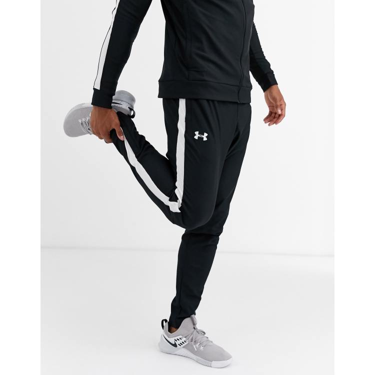 Under Armour Training pique track pants in black