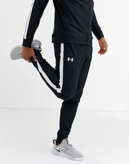 Under Armour Sportstyle Pique Track Pant (Black-Black)