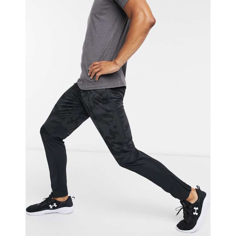 Pantalon Under Armour Sportstyle Track Camo Noir