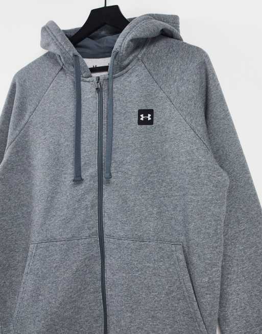 Under armour outlet grey zip hoodie