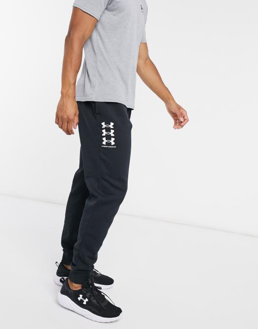 Under Armour – Rival – Fleece-Jogginghose in Schwarz