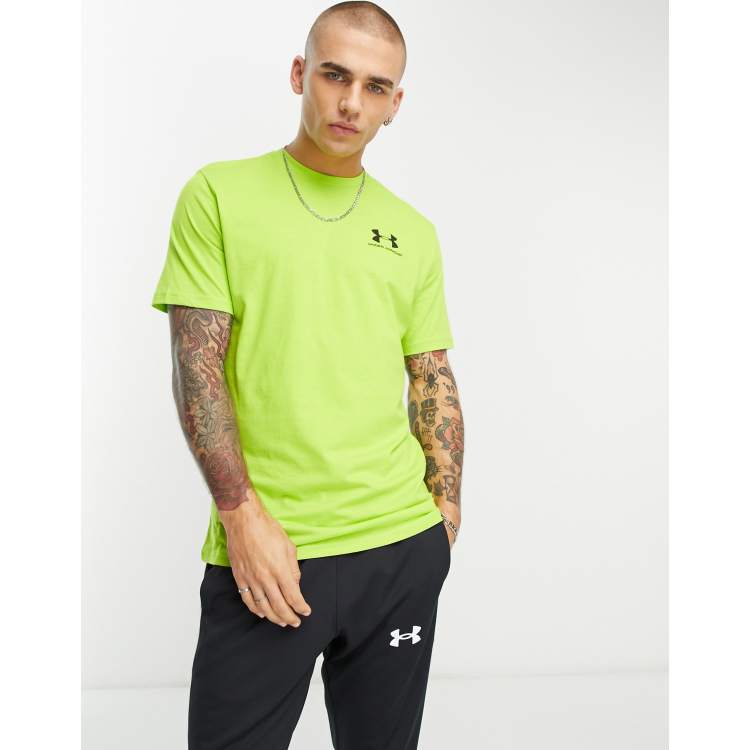 Green under cheap armour t shirt