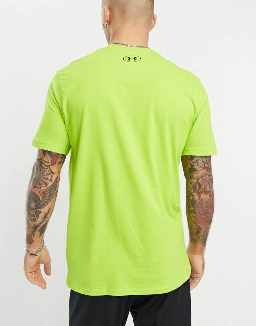 Under Armour - Sportstyle - T-shirt met korte mouwen en logo in groen