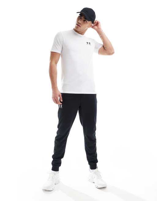 Under Armour - Sportstyle - T-shirt met logo en korte mouwen in wit, 2 van 4