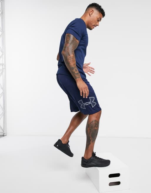 Under Armour - Sportstyle - T-shirt met logo in marineblauw, 4 van 4