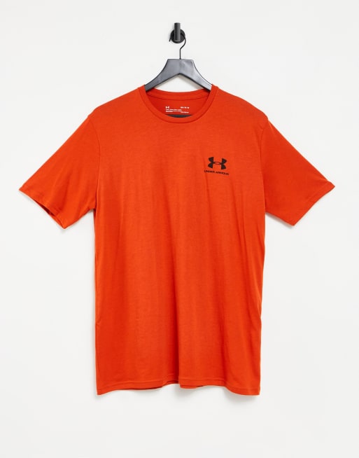 Under Armour Sportstyle T Shirt mit Logo in Orange ASOS