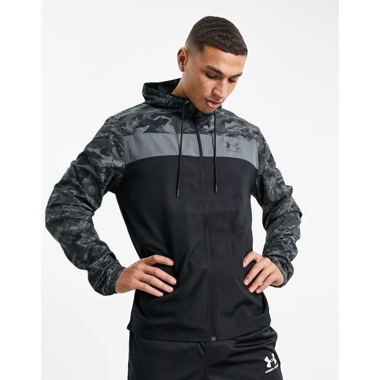  UA SPORTSTYLE WINDBREAKER, Gray - men's jacket - UNDER  ARMOUR - 44.33 € - outdoorové oblečení a vybavení shop