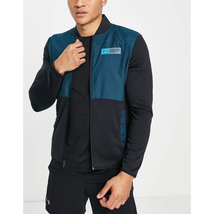 under armour fleece bomber jacket
