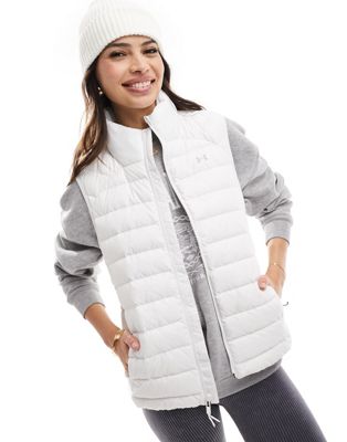 Under Armour Storm insulated puffer gilet in white - ASOS Price Checker