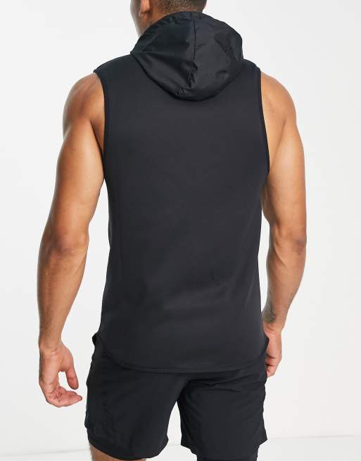 Under armour vest store with hood