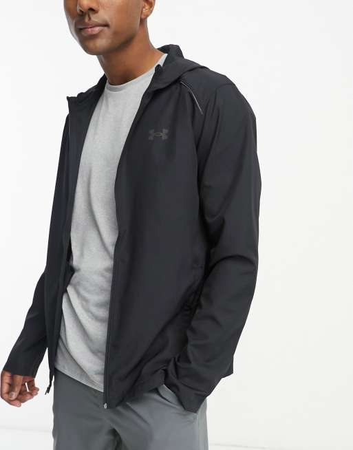Under Armour - Storm Run - Jack met capuchon in zwart