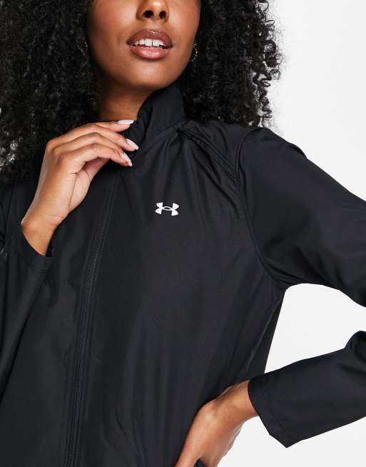 Under Armour Storm running jacket in black ASOS