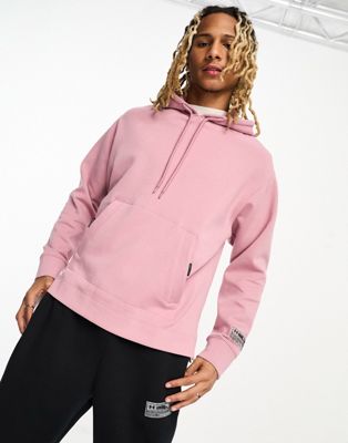 Under Armour Summit blend hoodie in pink