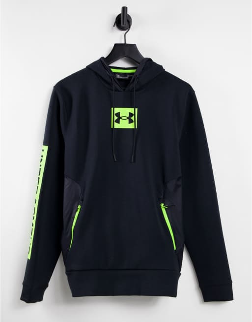 Sports sweatshirt Under Armour SUMMIT KNIT HOODIE grey