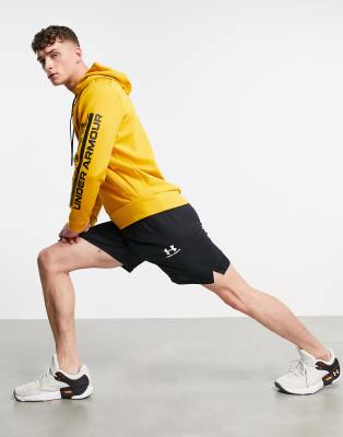 black and yellow under armour sweatshirt