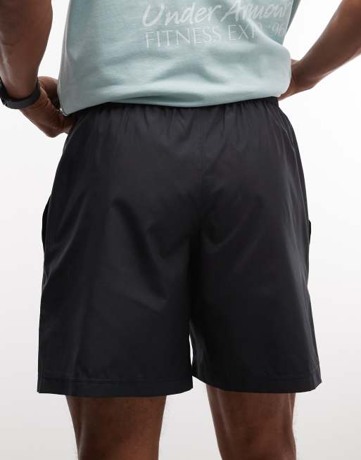 Under Armour – Svarta, vävda shorts i funktionsmaterial och 7 tum innersöm, 4 av 5
