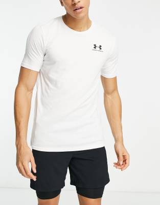 Under Armour t-shirt with logo in white - ASOS Price Checker