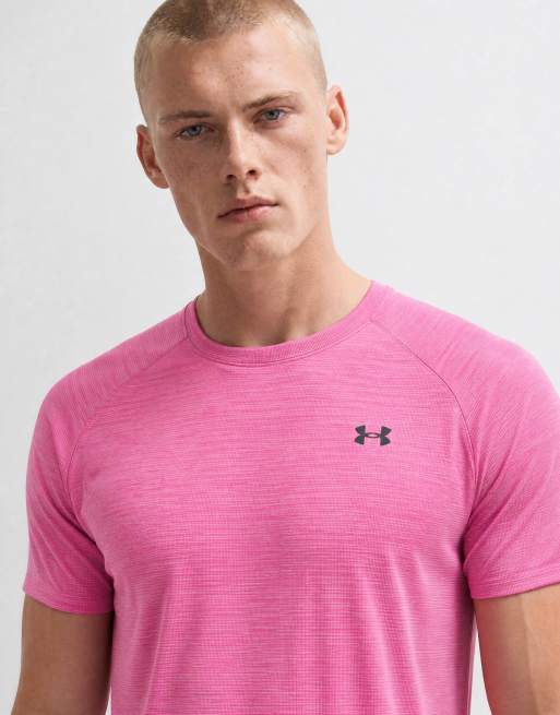 Under Armour t-shirt à manches courtes Tech texturé rose, 8 de 10