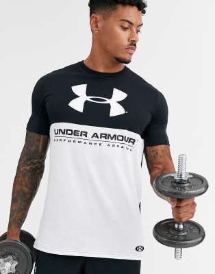 t shirt under armour nera