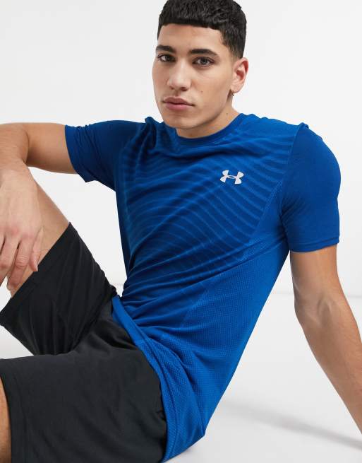 Under Armour - T-shirt in blauw