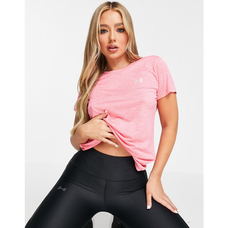 Top seAEO Under Armour - T-shirt tecnica rosa