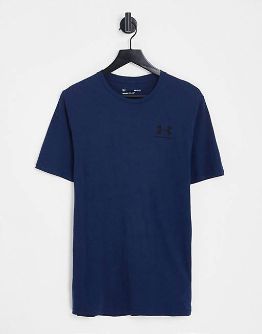 Under Armour t-shirt with logo in navy