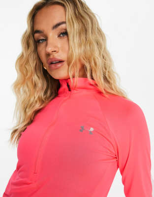 under armour womens pink top