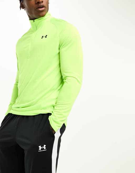 Green under cheap armour half zip