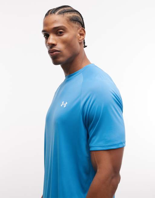 Under Armour Tech 2.0 short sleeve t-shirt in ether blue, 4 of 5