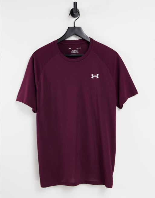 under armour burgundy shirt