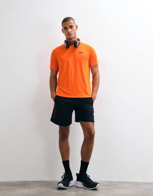 Under Armour Tech 2.0 t-shirt in orange, 2 of 5