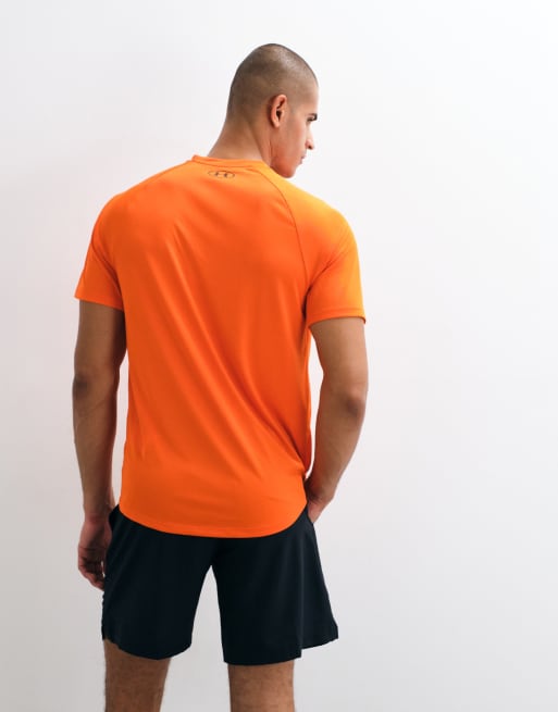 Under Armour Tech 2.0 t-shirt in orange, 5 of 5