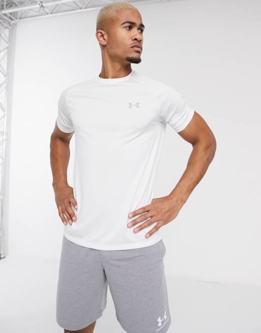 Under Armour Mens Tech 2.0 Training Tee White S