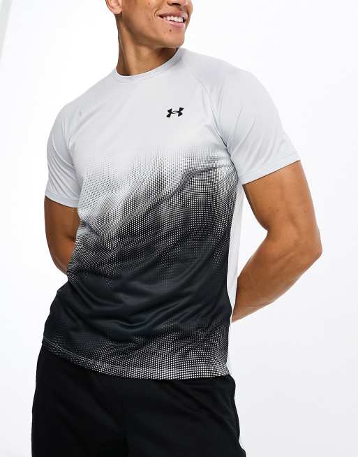 Under Armour – Tech – Grå, ombrefärgad t-shirt