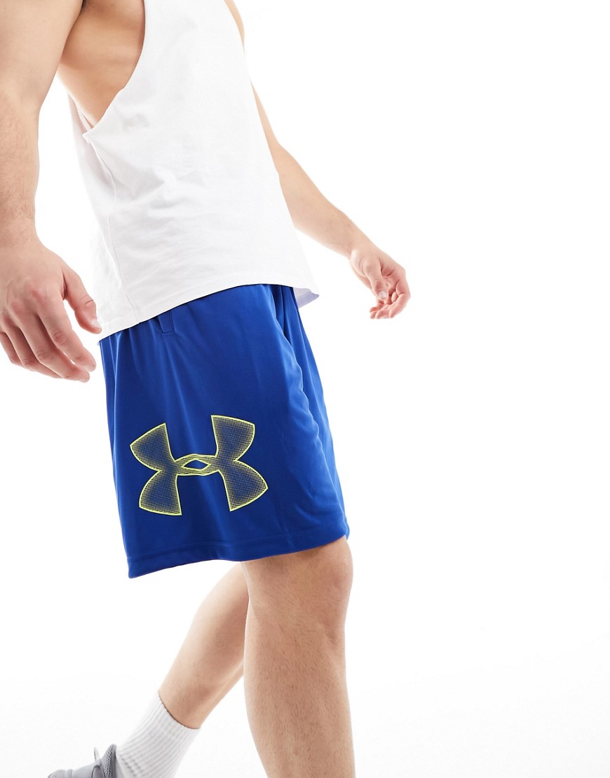Under Armour Tech graphic shorts in blue