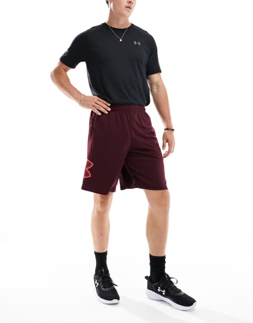 Under armour maroon shorts hotsell