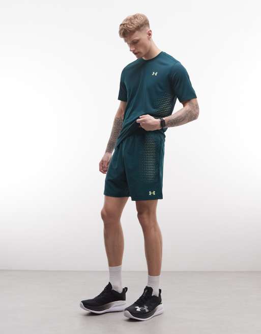 Under Armour Tech Play shorts in arden green, 2 of 5