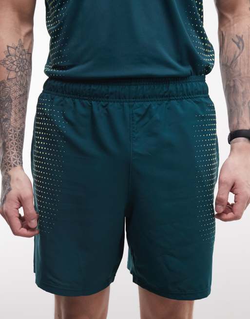 Under Armour Tech Play shorts in arden green, 4 of 5