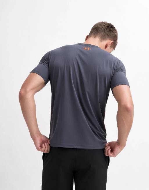 Under Armour Tech Play T-shirt z krótkim rękawem w kolorze szarym, 9 z 10