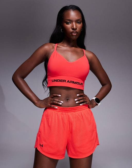Under Armour - Tech - Short de sport en tulle - Rouge course, 3 de 5