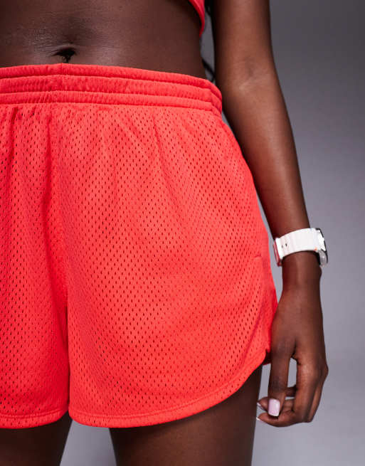 Under Armour - Tech - Short de sport en tulle - Rouge course, 4 de 5