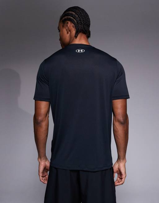 Under Armour – Tech Sport – Czarny T-shirt z krótkimi rękawami, 3 z 5